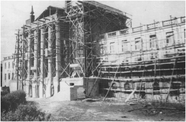 Восстановление здания института